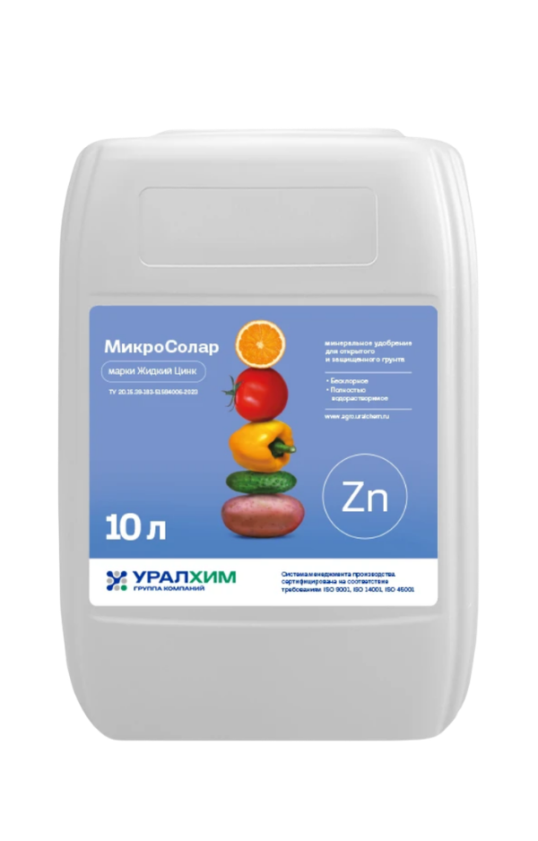 Сoncentrated organic boron (boron ethanolamine). Boosts flowering, fruit set, and sugar content. Designed for rapid and efficient foliar application.